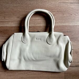 Beck luxury pebble Leather Velvet lining- Montero Bag New/Never Used color- Bone